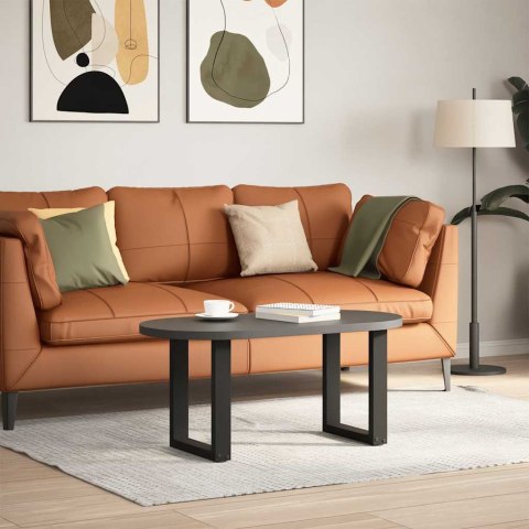 NOGI DO STOLIKA KAWOWEGO 2 SZT. CZARNE 28X(42-43)CM STAL