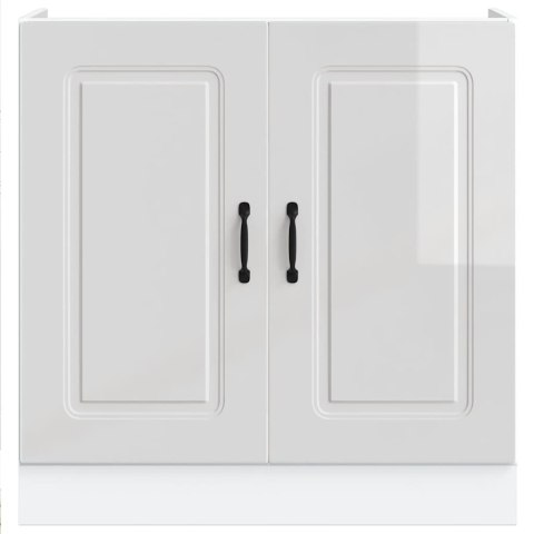 SZAFKA POD ZLEWOZMYWAK KALMAR BIAŁA POŁYSK 80X46X81,5CM