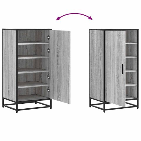 SZAFKA NA BUTY SZARY DĄB SONOMA 48X38X97,5CM