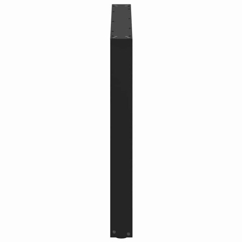 NOGI DO STOLIKA KAWOWEGO 2 SZT. CZARNE 100X(72-73)CM STAL