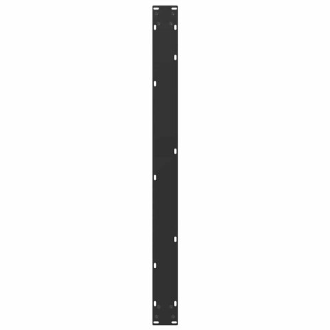 NOGI DO STOLIKA KAWOWEGO 2 SZT. CZARNE 100X(72-73)CM STAL