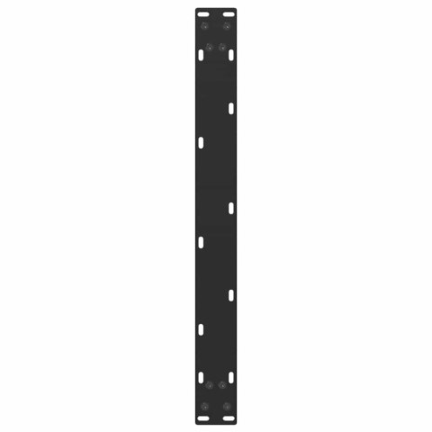 NOGI DO STOLIKA KAWOWEGO 2 SZT. CZARNE 60X(30-31)CM STAL