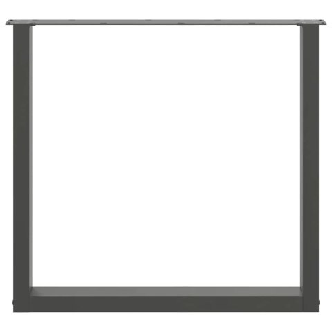 NOGI DO STOLIKA KAWOWEGO 3 SZT. ANTRACYT 90X(72-73)CM STAL