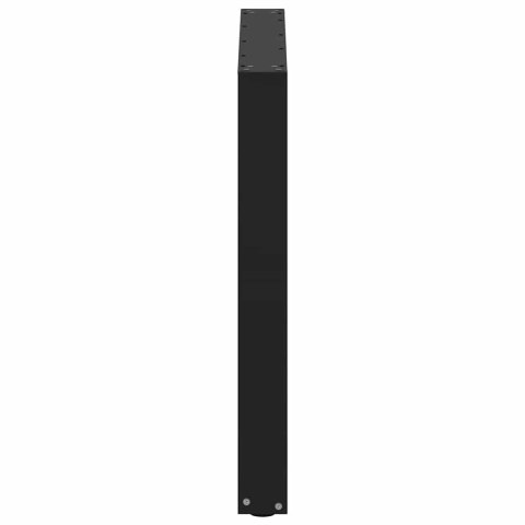 NOGI DO STOLIKA KAWOWEGO 3 SZT. CZARNE 80X(72-73)CM STAL