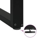 NOGI DO STOLIKA KAWOWEGO 3 SZT. CZARNE 80X(72-73)CM STAL