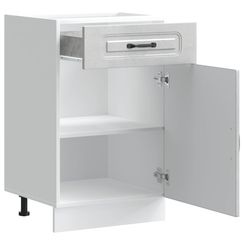 SZAFKA KUCHENNA DOLNA KALMAR SZAROŚĆ BETONU 50X46X81,5CM