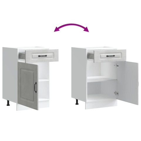 SZAFKA KUCHENNA DOLNA KALMAR SZAROŚĆ BETONU 50X46X81,5CM