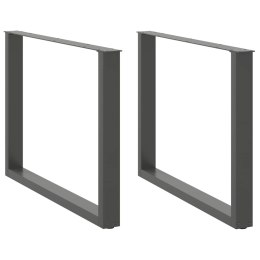 NOGI DO STOLIKA KAWOWEGO 2 SZT. ANTRACYT 100X(72-73)CM