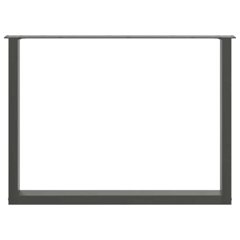 NOGI DO STOLIKA KAWOWEGO 2 SZT. ANTRACYT 100X(72-73)CM