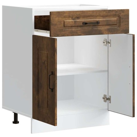 SZAFKA KUCHENNA DOLNA KALMAR PRZYDYMIONY DĄB 60X46X81,5CM