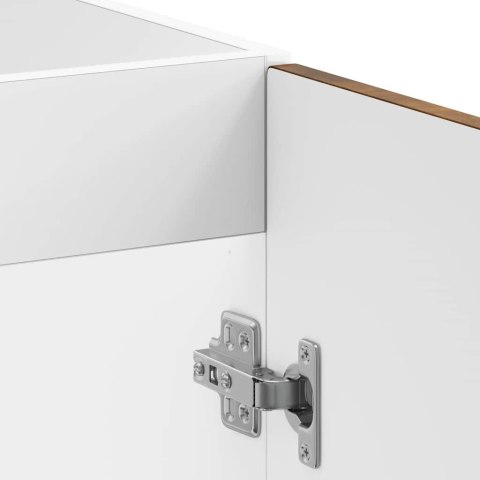 SZAFKA POD ZLEWOZMYWAK KALMAR PRZYDYMIONY DĄB 80X46X81,5CM