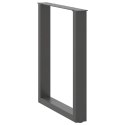 NOGI DO STOLIKA KAWOWEGO 2 SZT. ANTRACYT 70X(72-73)CM STAL