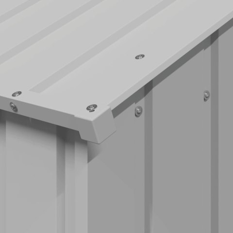 BUDA DLA PSA Z DACHEM 113X153X101CM STAL GALWANIZOWANA