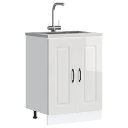 SZAFKA POD ZLEWOZMYWAK KALMAR BIAŁA POŁYSK 60X46X81,5CM