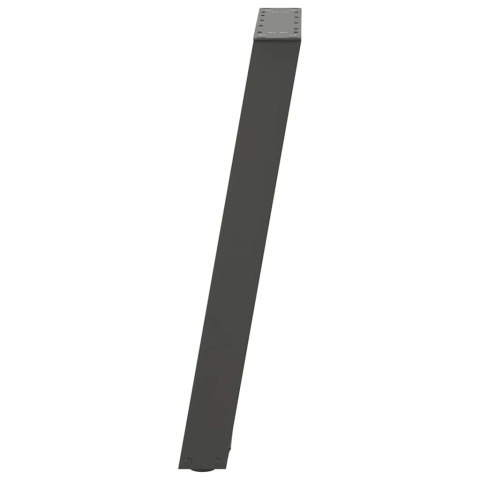 VIDXL NOGI DO STOŁU JADALNIANEGO 2 SZT. ANTRACYT 60X(72-73)CM STAL