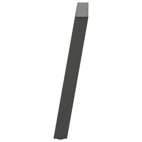 VIDXL NOGI DO STOŁU JADALNIANEGO 2 SZT. ANTRACYT 90X(72-73)CM STAL