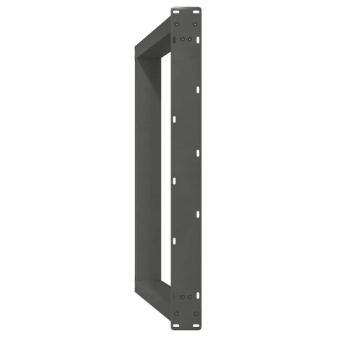 VIDXL NOGI DO STOŁU JADALNIANEGO 2 SZT. ANTRACYT 90X(72-73)CM STAL
