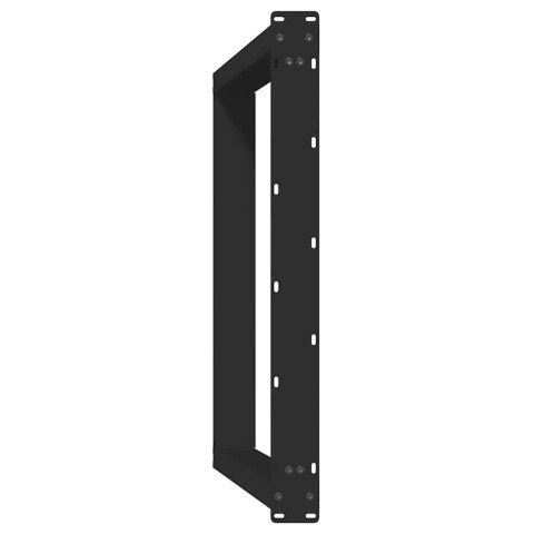 VIDXL NOGI DO STOŁU JADALNIANEGO 2 SZT. CZARNE 90X(72-73)CM STAL