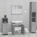 ZESTAW MEBLI ŁAZIENKOWYCH SZARY DĄB SONOMA