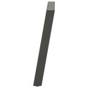 VIDXL NOGI DO STOŁU JADALNIANEGO 2 SZT. ANTRACYT 80X(72-73)CM STAL