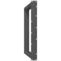 VIDXL NOGI DO STOŁU JADALNIANEGO 2 SZT. ANTRACYT 80X(72-73)CM STAL