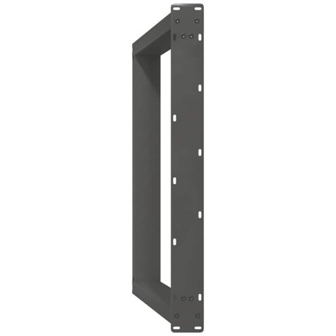 VIDXL NOGI DO STOŁU JADALNIANEGO 2 SZT. ANTRACYT 80X(72-73)CM STAL