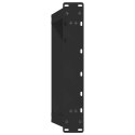 NOGI DO STOLIKA KAWOWEGO 2 SZT. CZARNE 70X(42-43)CM STAL