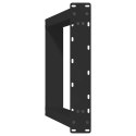 VIDXL NOGI DO STOŁU JADALNIANEGO 2 SZT. CZARNE 60X(72-73)CM STAL