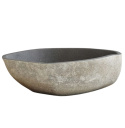 UMYWALKA Z KAMIENIA RZECZNEGO KAMIENNA KAMIEŃ RZECZNY OWALNA (45-53)X(34-41)CM