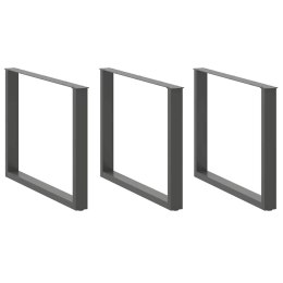 NOGI DO STOLIKA KAWOWEGO 2 SZT. ANTRACYT 100X(72-73)CM