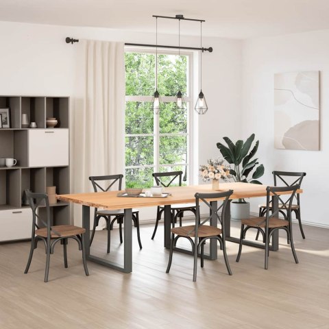 NOGI DO STOLIKA KAWOWEGO 2 SZT. ANTRACYT 100X(72-73)CM