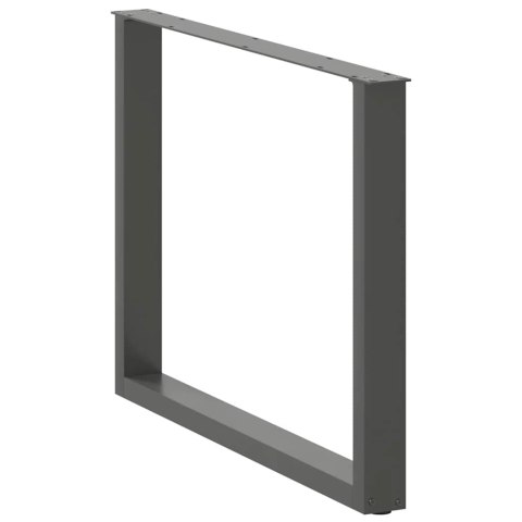 NOGI DO STOLIKA KAWOWEGO 2 SZT. ANTRACYT 100X(72-73)CM