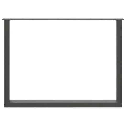 NOGI DO STOLIKA KAWOWEGO 2 SZT. ANTRACYT 100X(72-73)CM