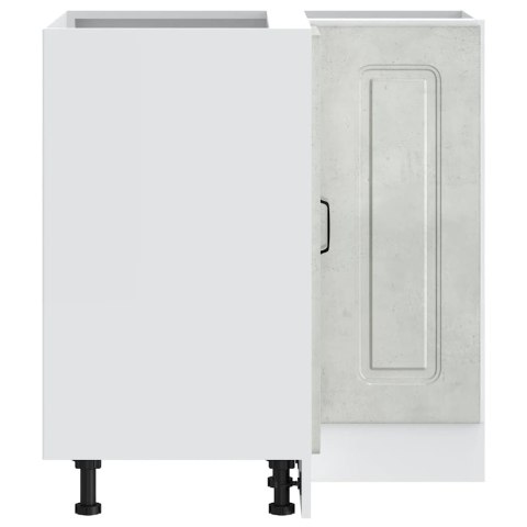 NAROŻNA SZAFKA KUCHENNA DOLNA 75,5X75,5X81,5R SZAROŚĆ BETONU