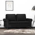 2-OSOBOWA SOFA CZARNA 120CM SZTUCZNA SKÓRA