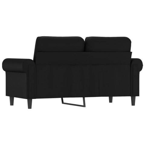 2-OSOBOWA SOFA CZARNA 120CM SZTUCZNA SKÓRA