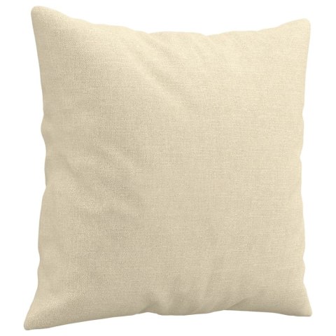 3-OSOBOWA SOFA Z PODUSZKAMI KREMOWA 180CM TKANINA