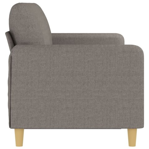 SOFA 3-OSOBOWA KOLOR TAUPE 180CM TAPICEROWANA TKANINĄ
