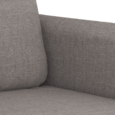 SOFA 3-OSOBOWA KOLOR TAUPE 180CM TAPICEROWANA TKANINĄ