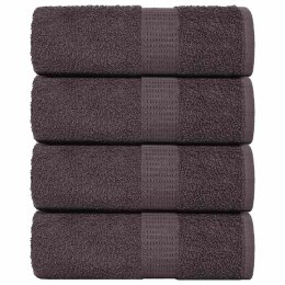 RĘCZNIKI 4 SZT. ANTRACYT 15X21CM 360G/M² BAWEŁNA 100%