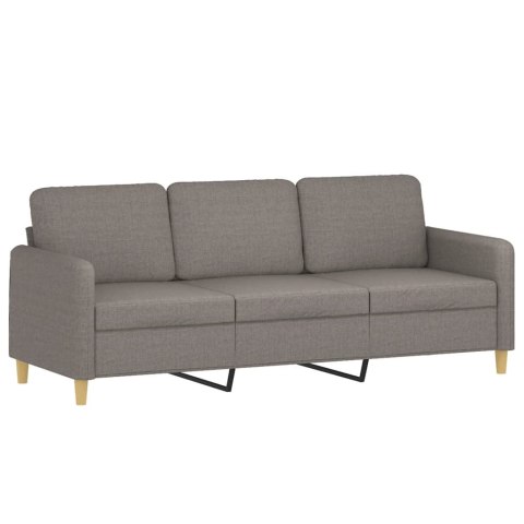 3-OSOBOWA SOFA Z PODUSZKAMI KOLOR TAUPE 180CM TKANINA
