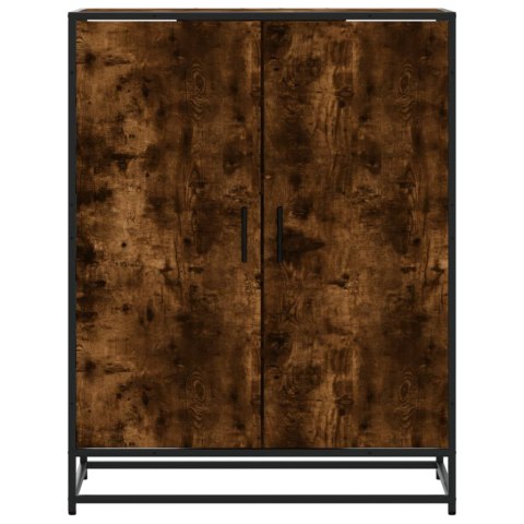 SZAFKA NA BUTY PRZYDYMIONY DĄB 75X38X97,5CM