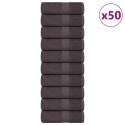 RĘCZNICZKI 50 SZT. ANTRACYT 30X30CM 360G/M² BAWEŁNA 100%