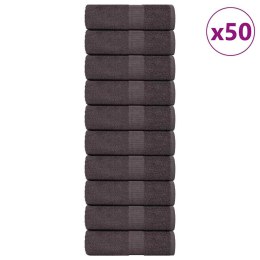 RĘCZNICZKI 50 SZT. ANTRACYT 30X30CM 360G/M² BAWEŁNA 100%