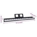 KEYBOARD 88 KLAWISZY PIANINA ELEKTRYCZNEGO Z PULPITEM NA NUTY SKŁADANY