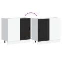 SZAFKA KUCHENNA DOLNA PORTO CZARNA 86X46X81,5CM
