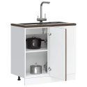 SZAFKA KUCHENNA DOLNA PORTO BRĄZOWY DĄB 86X46X81