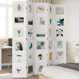 PARAWAN POKOJOWY 5-PANELOWY BIAŁY LITE DREWNO PAULOWNI