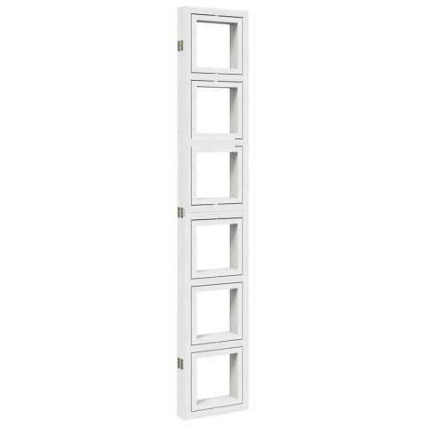 PARAWAN POKOJOWY 5-PANELOWY BIAŁY LITE DREWNO PAULOWNI