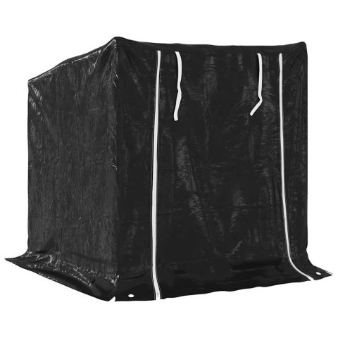 STOJAK NA DREWNO OPAŁOWE Z POKROWCEM 100,5X80,5X110,5CM